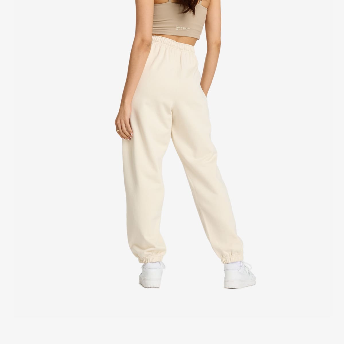 Women's New Balance Athletics French Terry 'Beige'